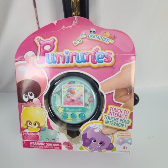 Punirunes Interactive Digital Display Pet Toy with 55 Squishy Virtual Characters - Picture 1 of 9